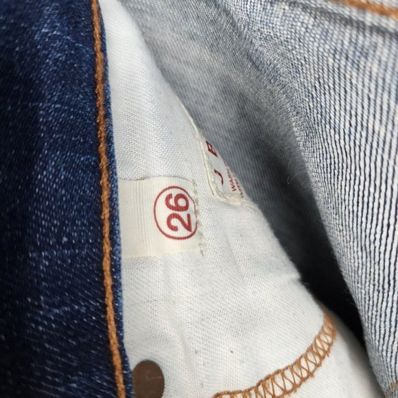 J Brand Skinny Jeans Womens 26 Denim Blue 5 Pocket Zip Casual Cotton Blend - Picture 11 of 11